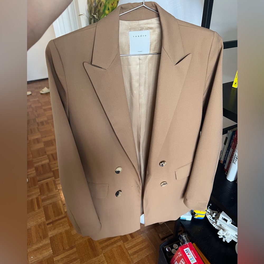 Sandro Wool Blend Blazer